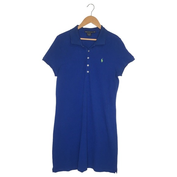 Ralph Lauren Dresses & Skirts - Ralph Lauren Sport Dress Womens Polo Shirt Dress XL Classic Short Sleeve Blue